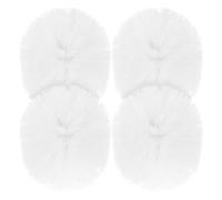 4 Pcs Testa Scopino Wc Ricambio Spazzolone Bagno Ricariche Per Scopini