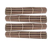 4 Pcs Tovaglietta Di Bambù Tovagliette Rustiche Schema Decorative