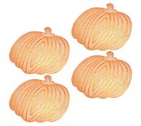 4 Pcs Tovagliette Americane Zucca Plastica Pochemat Per Il Ringraziamento Di