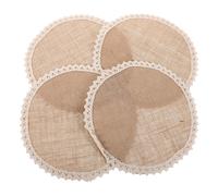 4 Pcs Tovagliette Tonde Americane Lavabili Sottobicchieri Per Bevande