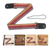 4 Pcs Tracolla Chitarra Cinghia Ukulele Regolabile Accessori Per Cinturini