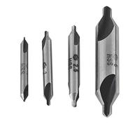4 PCS Trapano Centrale 1/2/2,5/5mm Punte Centrali HSS 60 Gradi Set Di Punte Trapano Centro Punte Autocentranti