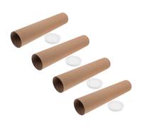 4 PCS Tubi Di Carta Per Poster La Conservazione Della Artigianale