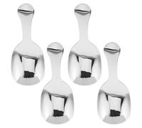 4 Pcs Un Piccolo Cucchiaio Di Zucchero Paletta Per Gelato in Metallo