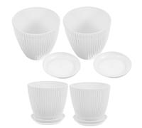 4 Pcs Vasetti Per Piantine Grasse Vasi Fiori Da Interno Piantatrice Succulenta