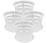 4 Pcs Vaso Orchidee Orchidea Vasi Per in Plastica Di Fiori Trasparente