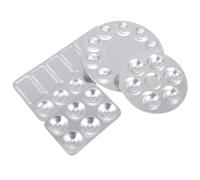 4 Pcs Vassoio Per Vernice Piastra Di Miscelazione Dei Pigmenti Ad Acquerello