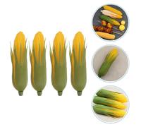 4 Pcs Vegetale Finto Decorazione Di Mais Oggetti Scena Per L'esposizione Cibo