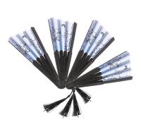 4 Pcs Ventaglio Stile Cinese Pieghevole Fan Di Piegatura Mano Tradizionale