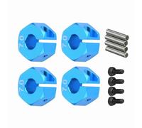 4 Pcs Wheel Hex Hub Adapters,12mm Hex 7mm Thickness with Pins and Screws,Wheel Hex Drive Adapters Hub RC Model Vehicle Accessory for RC Spare Part RC Car Upgrade Parts