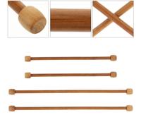 4 Pcs Wooden Dowel Rods Bastoncini Per Appendere Gli Arazzi Pali Asta