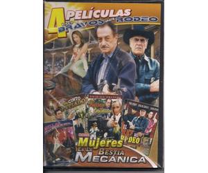 4 Peliculas Los Bravos Del Rodeo