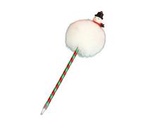 4 penne a sfera a tema natalizio a tema cartone animato, albero di Natale, pupazzo di neve, Babbo Natale, palla a sfera per ragazzo ragazza bambino peluche