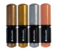 4 penne colori metallizzati per Plotter Cameo, Portrait e Curio
