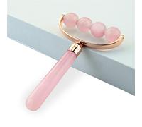 4 Perle di Quarzo Rosa Sfera Bastone di Massaggio Viso Massaggiatore Lifting Del Viso Dimagrante Rimuovere Le Rughe Della Pelle Detox Bellezza Relax Strumento 1 Pz (Color : 1pcs mini only)