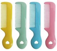 4 pettini colorati a punta rotonda per la cura del bambino per la pelle sensibile del cuoio capelluto, per asilo nido neonato ragazza ragazzo pettine