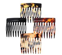 4 pettini laterali per capelli francesi, piccoli pettini per lo styling dei capelli, accessori per chignon francese, accessori da donna, clip a tenuta forte per chignon da donna
