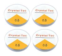 4 Pezzi 0.8mm di Filo Elastico Trasparente per Bracciali, per Appendere Decorazioni, Filo per Perline Resistente e Durevole per Collane