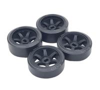 4 pezzi 1/28 cerchione e pneumatici alla deriva per parti di accessori