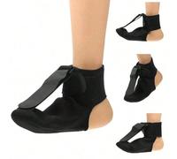 4 pezzi/1 pezzo Calze di supporto notturno regolabili con supporto ergonomico per l'arco plantare per donne e uomini, cinturino traspirante per la caviglia per il sollievo dalla tensione e dalla fatic