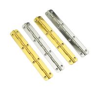 4 pezzi 115x16mm casella di visualizzazione cerniera ad angolo arrotondato cerniere lunghe for scatola gioielli retrò for raccolta per Pianoforte