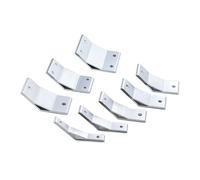 4 pezzi 135 gradi 2020/3030/4040/4545/6060/8080 staffa angolare interna giunto di collegamento universale for profili a V e a T(6060-2holes)