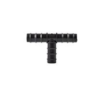 4 pezzi 16/20/25 mm raccordi a T gomito tappo portagomma valvola di intercettazione connettore micro irrigazione a goccia tubo PE tubo flessibile raccordo irrigazione giardino(20mm Tee)