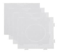 4 pezzi 2, 6 mm pannelli forati quadrati trasparenti pannelli forati quadrati grandi perline materiale modello perline pannello forato..