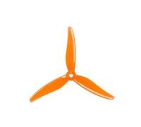 4 pezzi/2 paia 51466 5 pollici 3 pale/tre pale eliche CW CCW motore brushless FPV eliche adatte for drone da corsa FPV(4Pcs Tiger Orange)