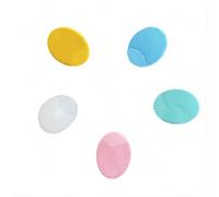 4 pezzi/2 pezzi/1 pezzo Piccolo pennello detergente per il viso in silicone, spazzola per lo shampoo per bambini, rimuovitore di punti neri, spazzola morbida rotonda per il lavaggio dei capelli (color