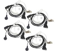 4-Pack 2 Pin Acustico Tubo Auricolare Mani Libere Cuffie Per Kenwood TK Serie