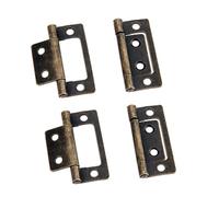 4 pezzi 2 pollici cerniere for porte a filo in ferro 50x24mm cerniera for porta mobili armadio armadio cerniera for gioielli scatola di legno Decor con viti