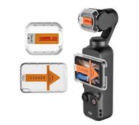 4 pezzi 2 set pellicole in vetro 9H pellicola temperata per magazzino senza polvere per DJI Pocket 3 protezione schermo per Osmo Pocket 3 accessorio fotocamera