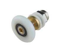 4 pezzi 20/23/25/27/28 mm di diametro for porte scorrevoli in vetro for doccia, ruote sospese, rulli for mobili scorrevoli for bagno, pulegge eccentriche(28mm)