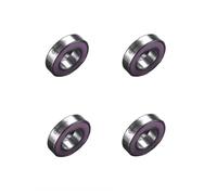 4 pezzi 24377-2RV-N4 Cuscinetto mozzo bicicletta 24x37x7mm Cuscinetti a sfera in ceramica ibridi for bici 24377 Accessori