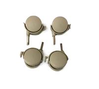 4 pezzi 2quot; Ruota gemella avvolgente che inserisce il perno della rotella della rotella del lettino del capretto del bambino con il freno