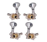 4 pezzi 2R 2L Ukulele String Chitarra Tuning Pioli Accordatori Meccaniche Argento