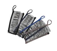 4 pezzi 30 denti tratto equota equota di equità banana Porta di capelli flessibili Grip protettivo Fissaggio coda di cavallo grandi morsetti di banana per donne accessori per