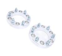 4 pezzi 30 mm 6 per distanziatori ruota prigioniera adattatori di ricambio in lega alluminio per Mitsubishi L200 - argento Distanziali delle ruote