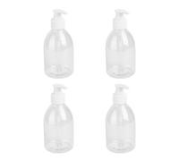 4 pezzi 350 ml bottiglie di sapone liquido pressa contenitori pompa pulizia