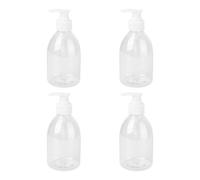 4 pezzi 350 ml bottiglie di sapone liquido pressa contenitori pompa pulizia