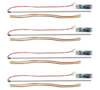 4 Pezzi 355mm Kit Striscia Retroilluminazione A LED per Schermo Ccfl per Aggiornamento
