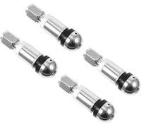 4 pezzi, 4 pezzi in lega di alluminio, design professionale e pratico con b, durata resistente e argento lucido, senza steli, questo set da 4 pezzi è compatibile con più ma, ideale per tutti i giorni
