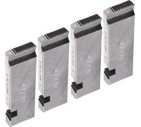 4 pezzi 47770 Set di fustelle per filettare tubi con custodia, tagliafilo NPT resistente per tubi da 1/2"-3/4", adatto a RIDGID 300, Reed 535, funziona con teste 504A/713/815A