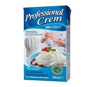 4 pezzi * 500 ml panna professional crem già montata e zuccherata naturalmente priva di lattosio senza glutine 100% vegetale