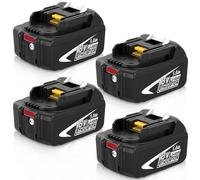 4 Pezzi 5000mAh Ricambio per Makita Batteria 18V per Makita Batteria 18V BL1860B BL1850B BL1850 BL1840 BL1830 BL1860 BL1835 BL1845 BL1820B con Indicatore LED