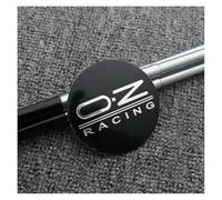 4 pezzi 62 mm adesivi emblema OZ Racing coprimozzo coprimozzo logo distintivo in alluminio(Black SL)