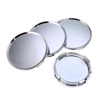 4 Pezzi 63mm 58mm ABS Nero Argento Auto Veicolo Mozzo Ruota Centro Coprimozzo Set Accessori For Veicoli(Silver)