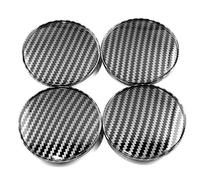4 pezzi 68 mm (2,67in)/61,5 mm (2,42in) Wheel Center Caps Replacement for BBS LM XXR 530 535 Wheel Rims Carbon Fiber Style