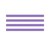 4 pezzi / 8 pezzi copertura di protezione per la maggior parte degli accessori per bagagli, in silicone, Purple 4 Pack